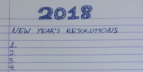 2018 new years resolutions